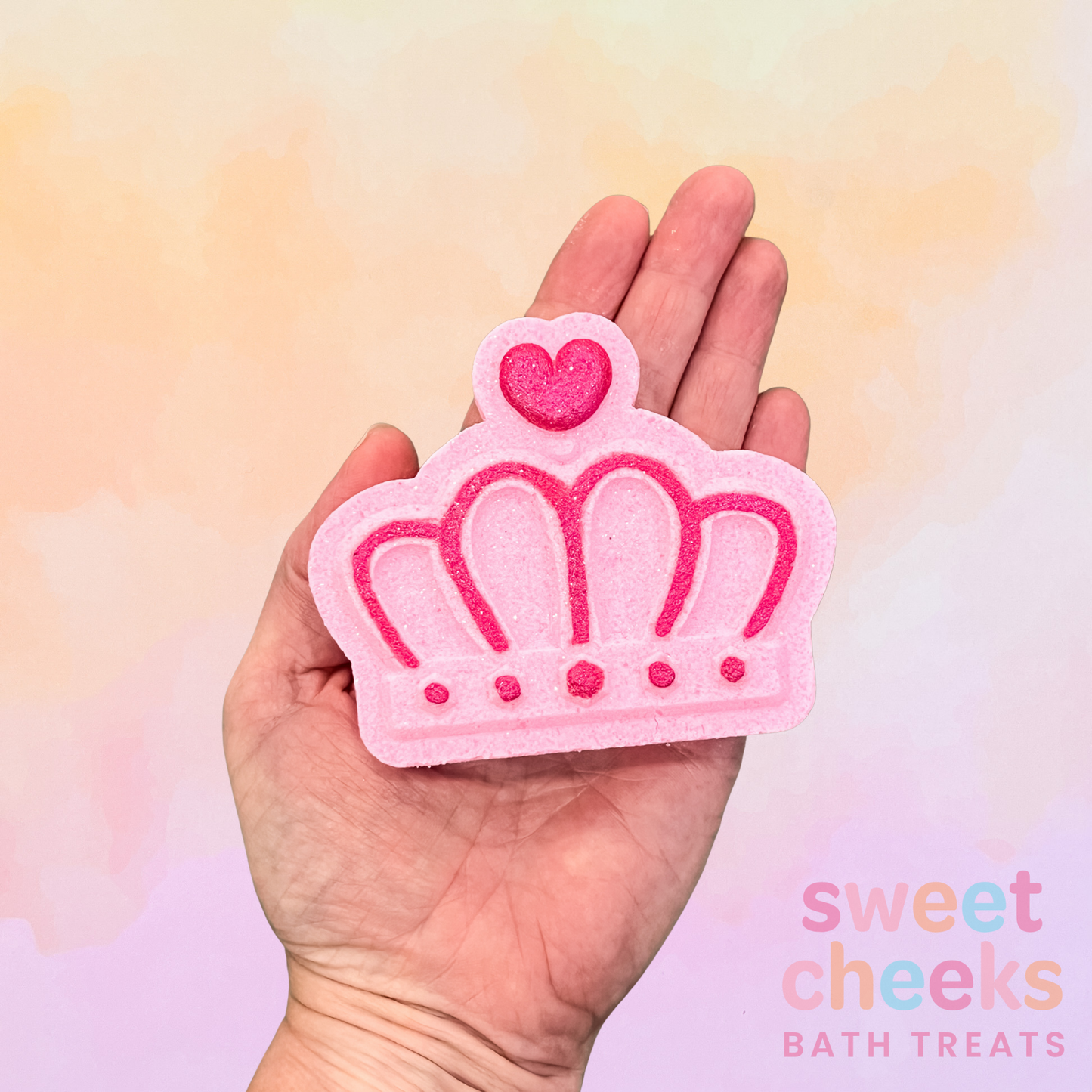 Pink Princess Crown Bath Bomb