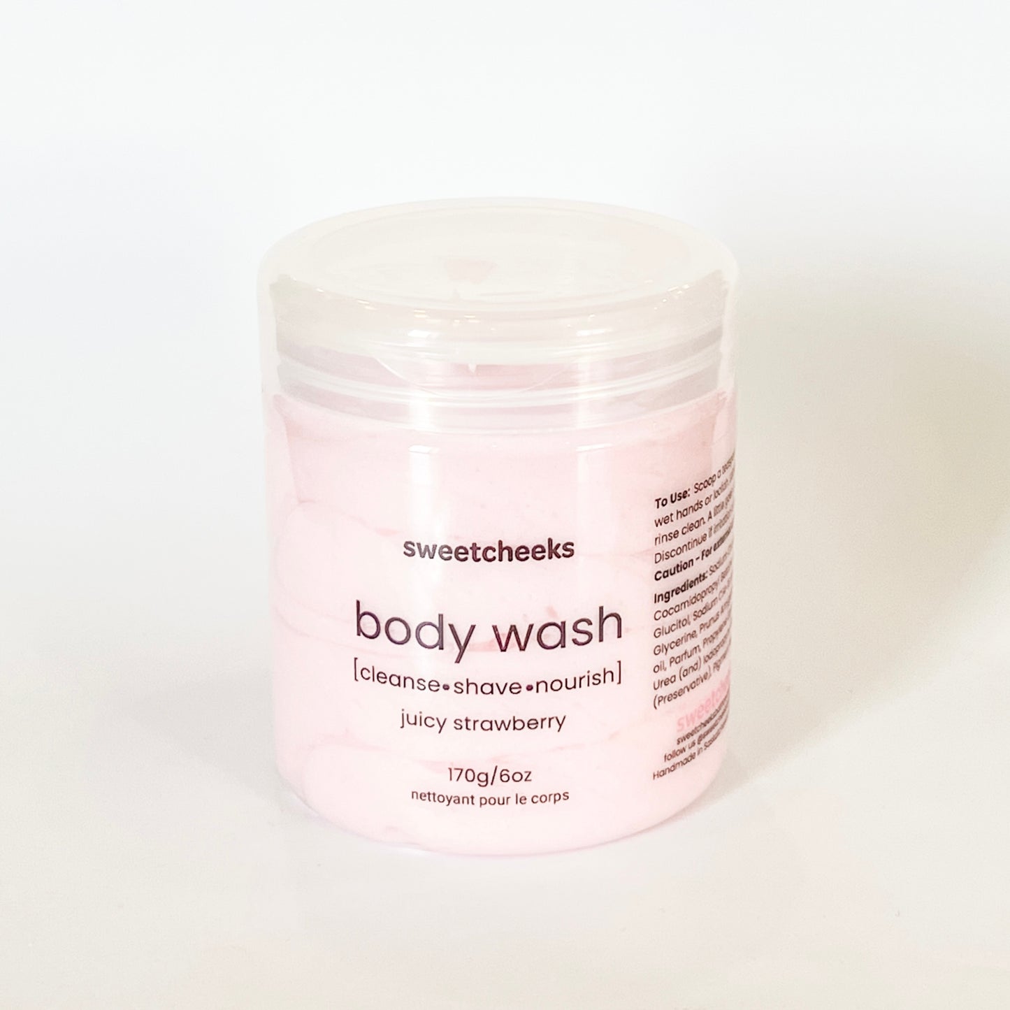 Juicy Strawberry whipped Body Wash