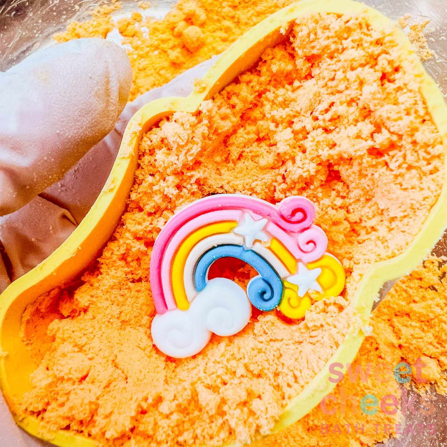 Toy Bath Bomb - Croc Charm - Orange