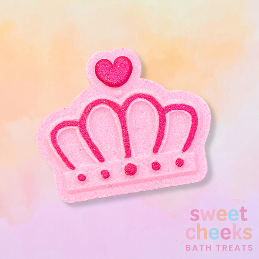 Pink Princess Crown Bath Bomb