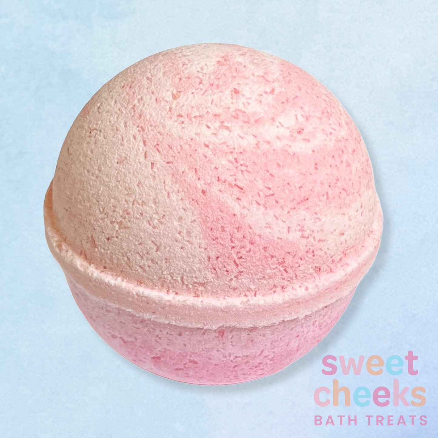 Strawberry + Vanilla Macaron Bath Bomb
